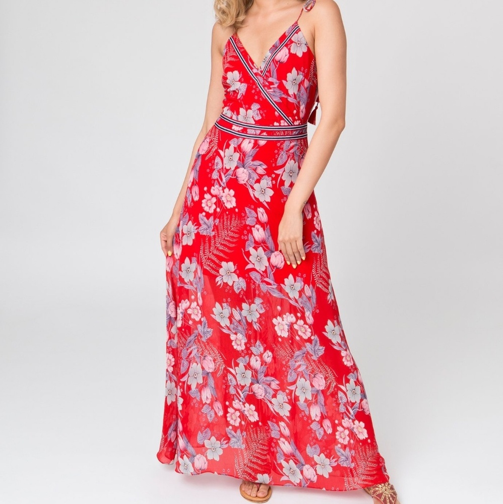 NWT Pia Rossini Virginia Maxi Dress, Size M